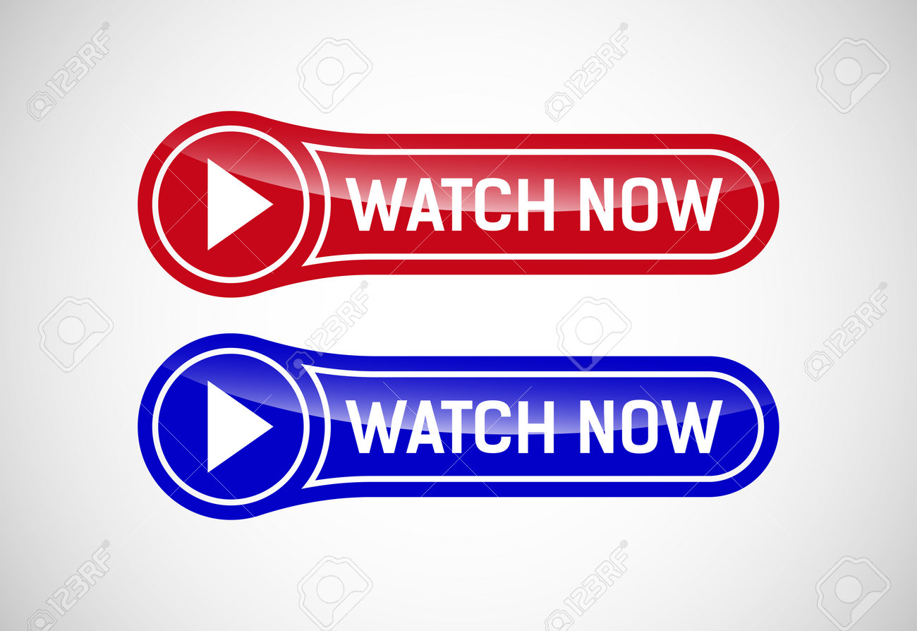 play now button Stock Vector