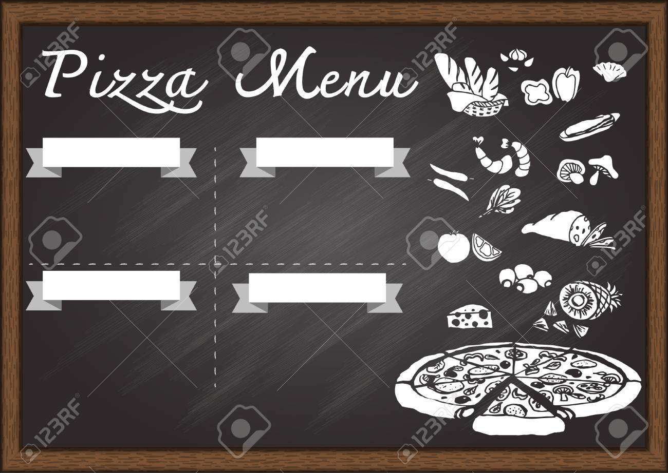 menu writing template