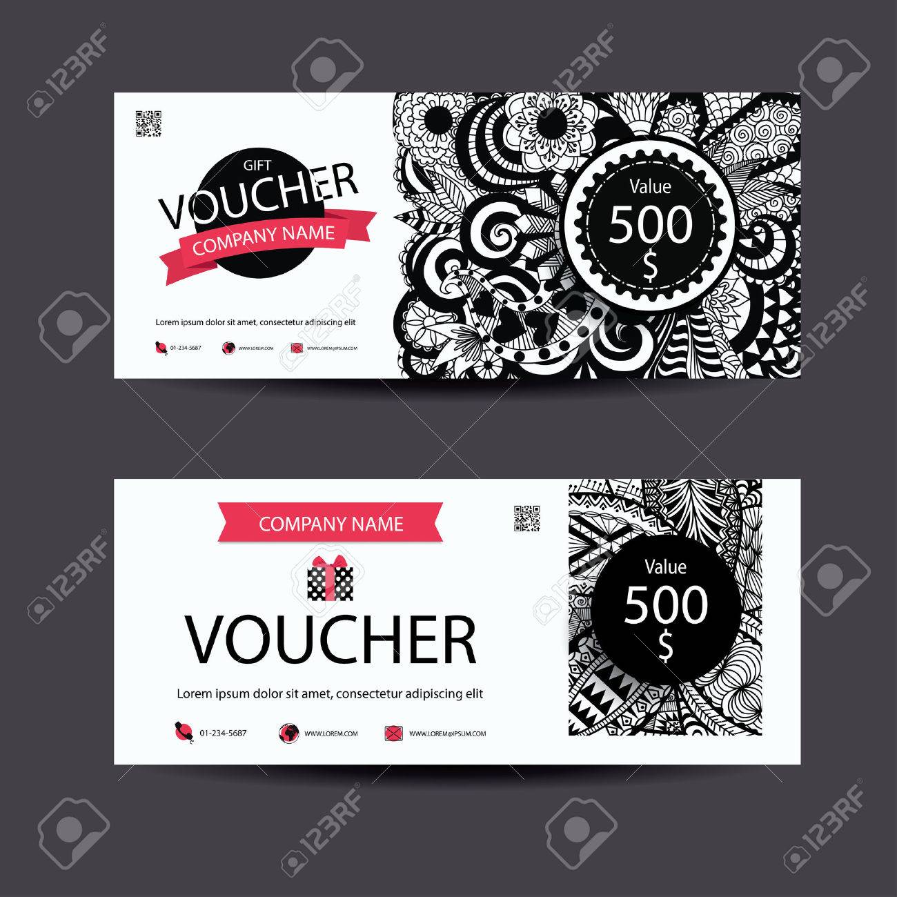 business voucher template