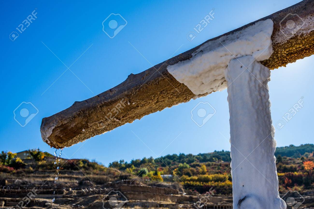 Salt valley of Anana, Añana, old salt mine from Alava, Basque Country, Spain - 79152995 Salt valley of Anana, Añana, old salt mine from Alava, Basque Country, Spain - 79152995
