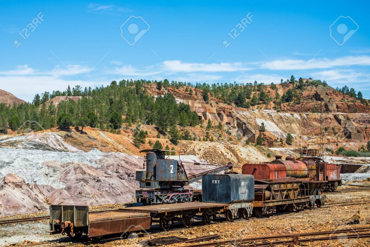 Minas of RÃo Tinto (formerly British mining), Andalusia, Spain. - 92508861 Minas of RÃo Tinto (formerly British mining), Andalusia, Spain. - 92508861