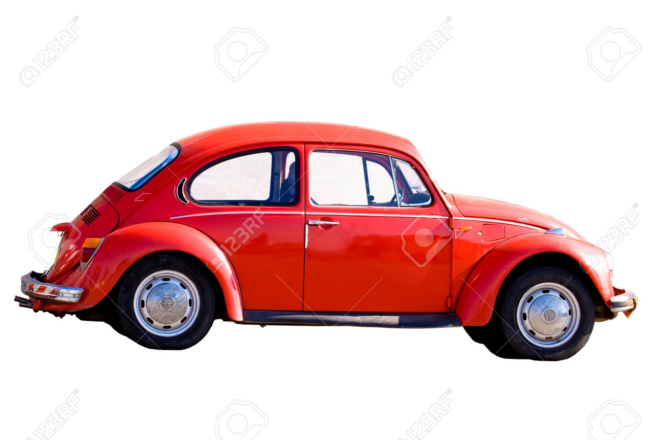 Jerusalem, Israel - December 26, 2007: Red vintage car Beetle VW 1303 (1973) isolated on a white background. - 33372071 Jerusalem, Israel - December 26, 2007: Red vintage car Beetle VW 1303 (1973) isolated on a white background. - 33372071