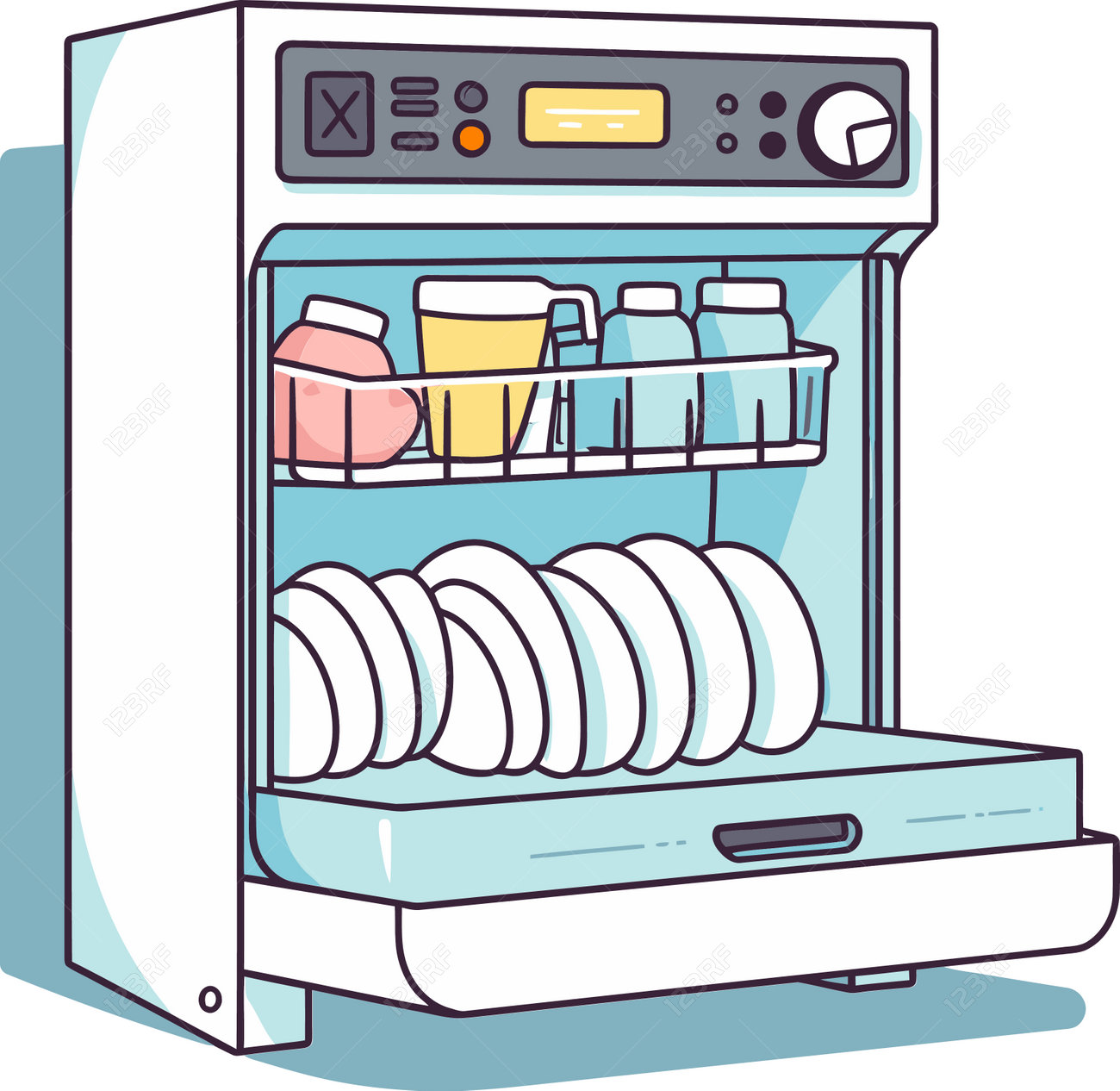 The Art Of Visual Storytelling Dishwasher Illustration Techniques Royalty  Free SVG, Cliparts, Vectors, and Stock Illustration. Image 228620375., image size:1300x1266