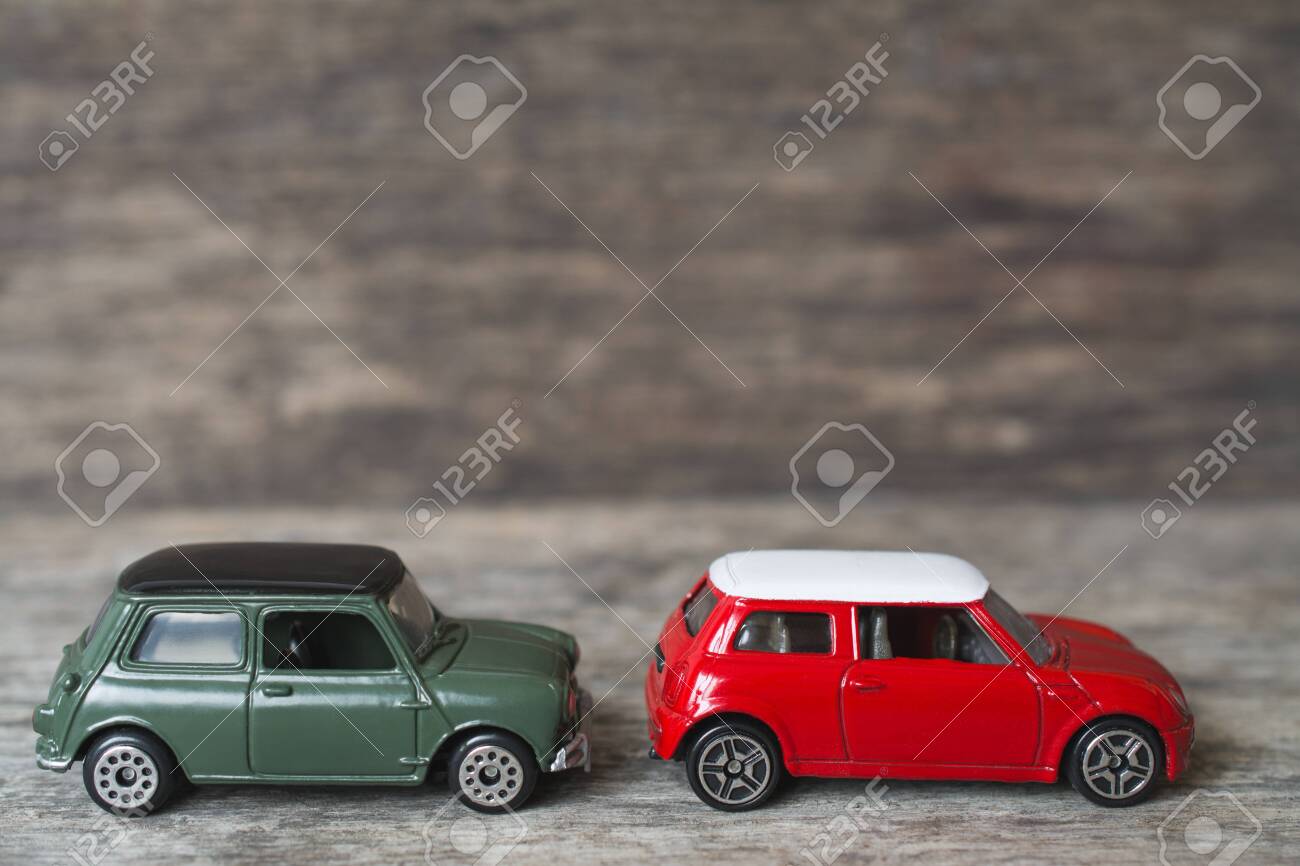 small wooden cars