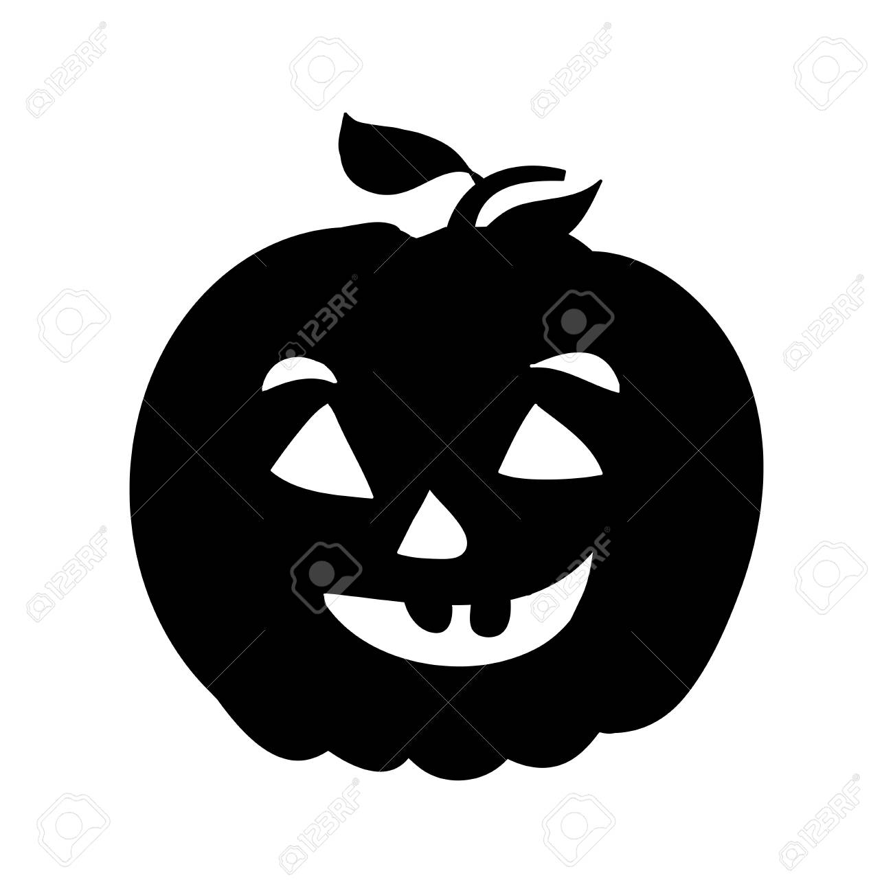 pumpkin silhouette icon symbol design royalty free cliparts pumpkin silhouette vector