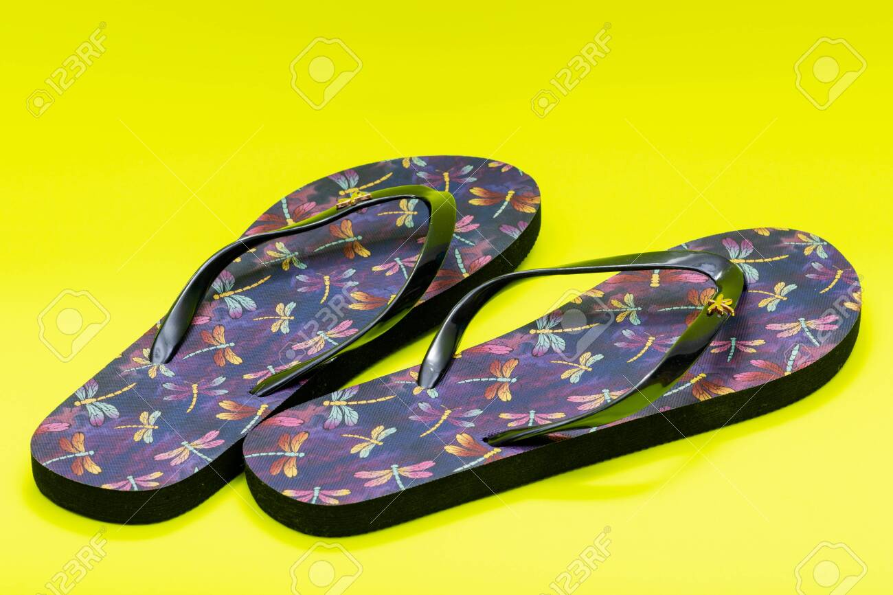 dragonfly flip flops