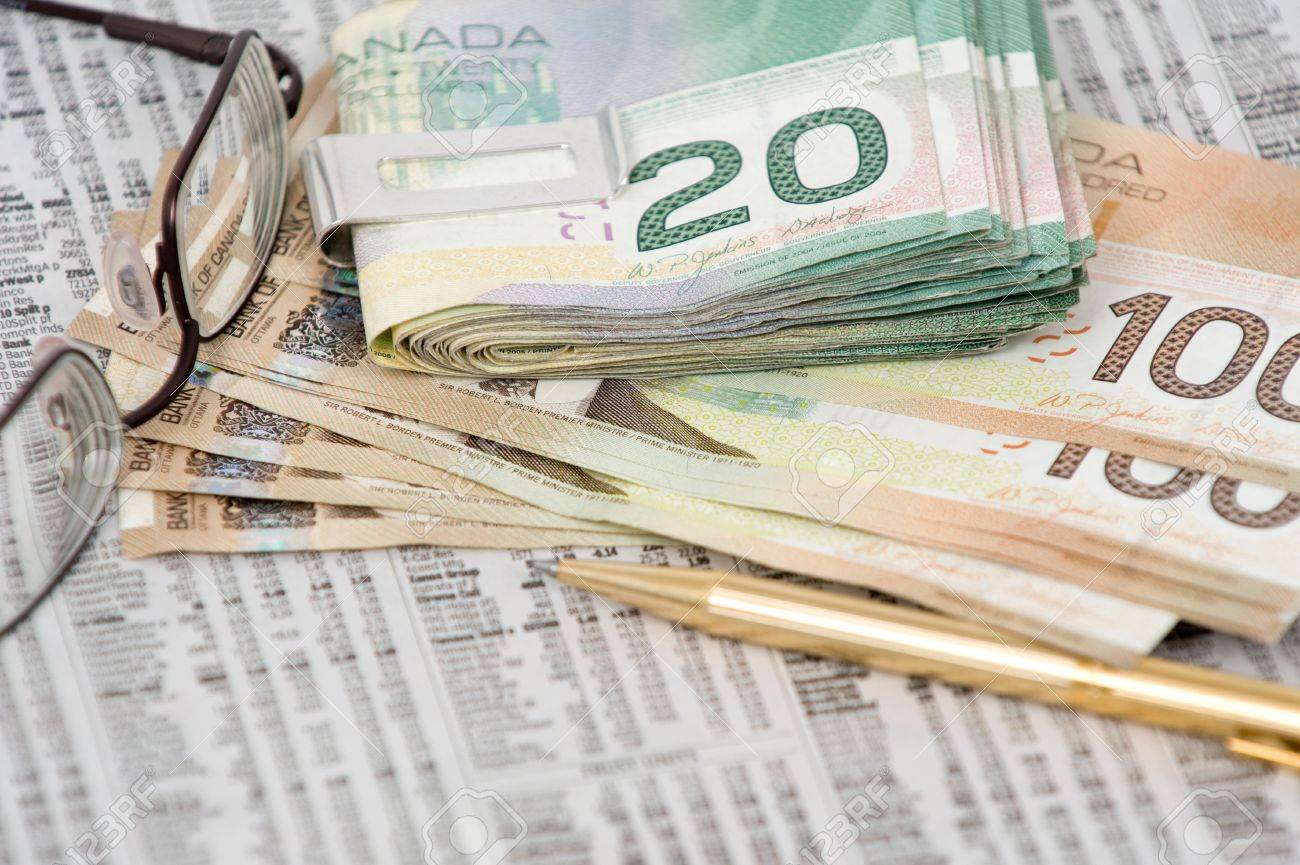 En Canadienses Dólares Billete Y 100 El Clip 20 La En Dólares De 6gwnvq