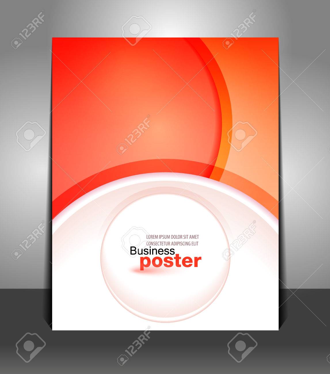 Stylish Presentation Of Business Poster. Flyer Design Content Background.  Design Layout Template Royalty Free SVG, Cliparts, Vectors, And Stock  Illustration. Image 25210206.