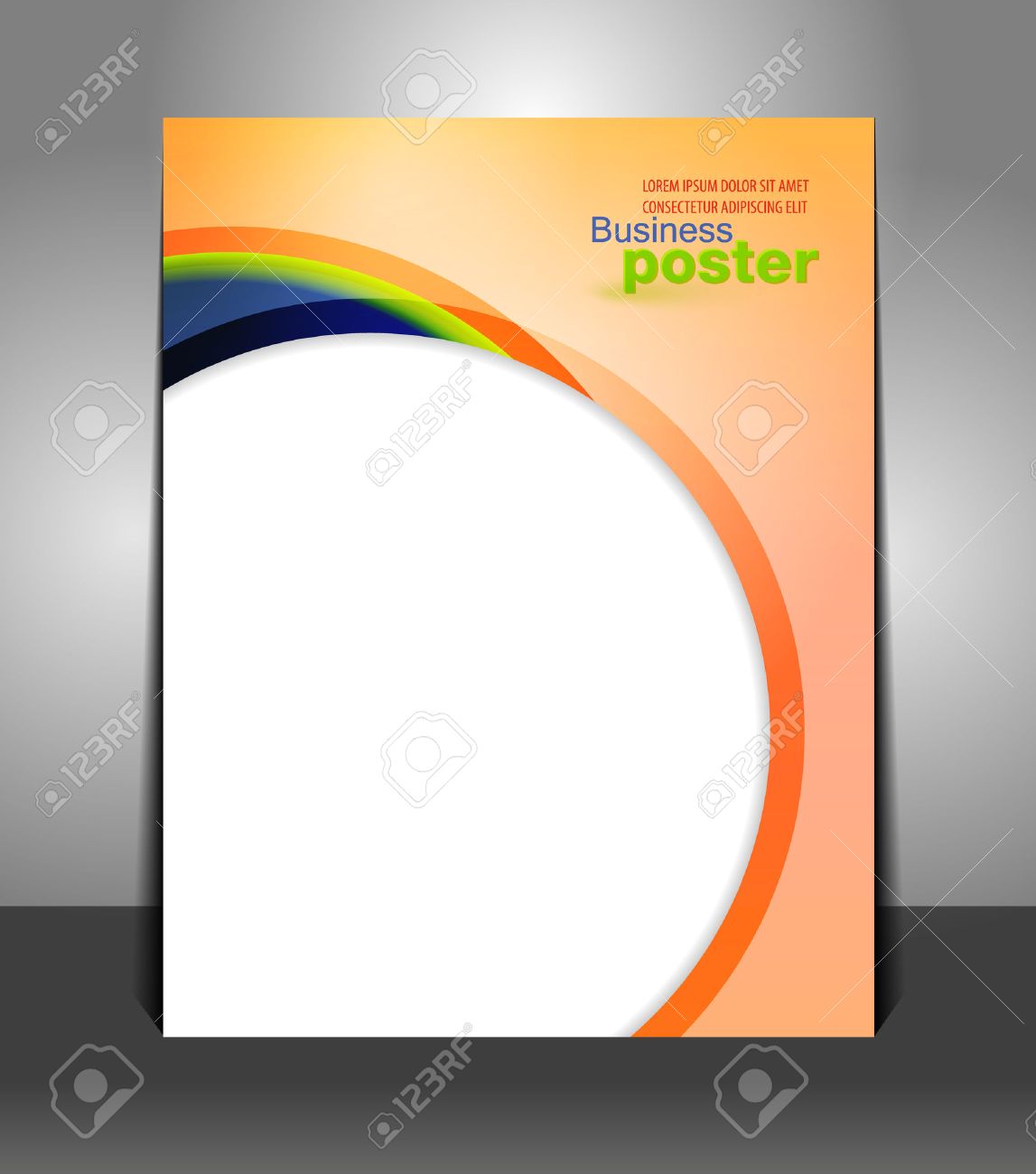 Stylish Presentation Of Business Poster. Flyer Design Content Background.  Design Layout Template Royalty Free SVG, Cliparts, Vectors, And Stock  Illustration. Image 25210209.