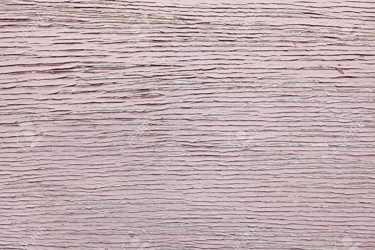 Peinture Rose Craqué Sur Un Mur En Bois Mur De Surface En Bois Avec