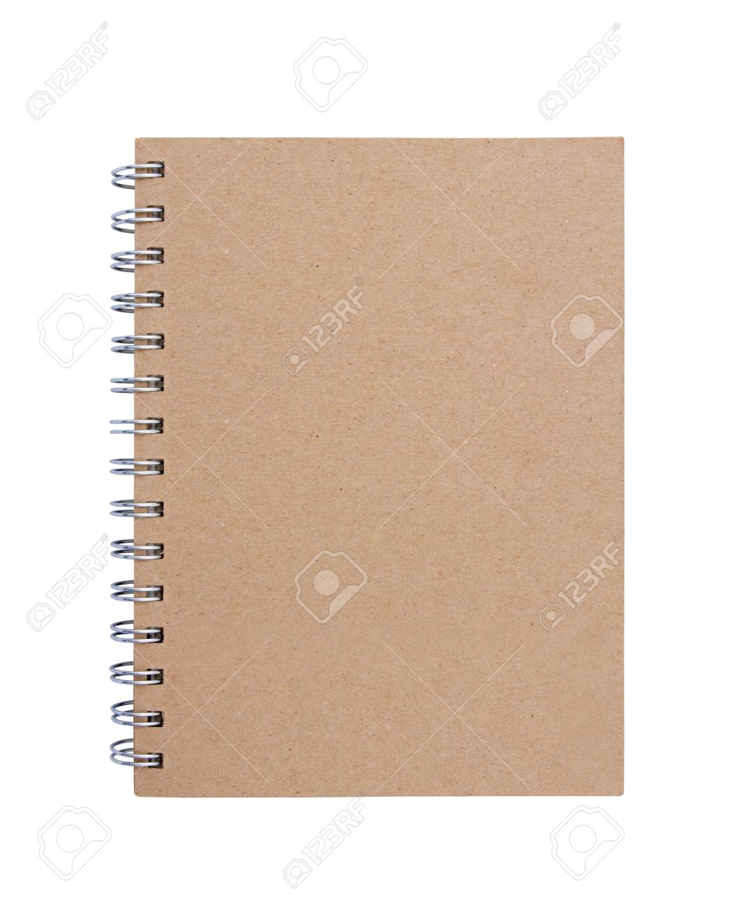 recycled paper blank notebook