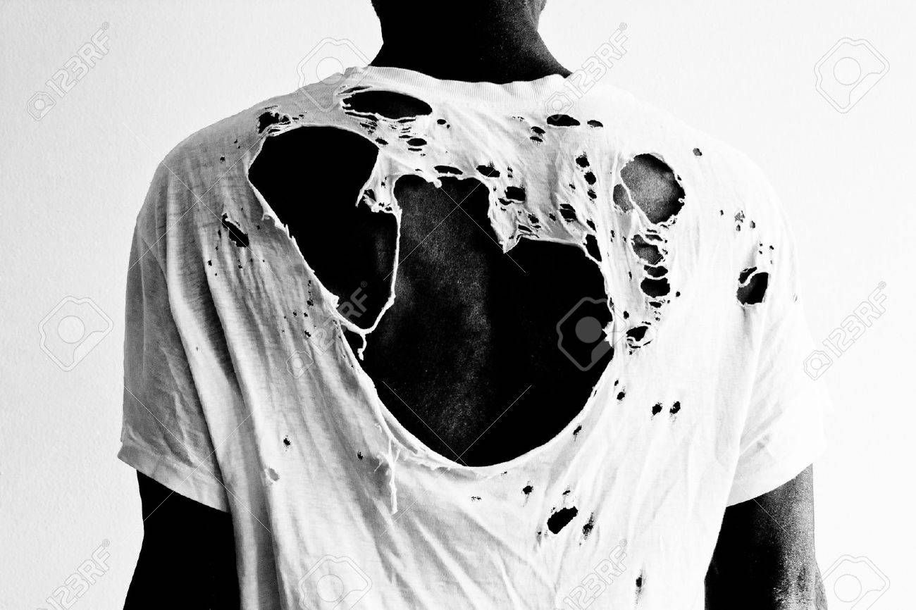 ripped shirt