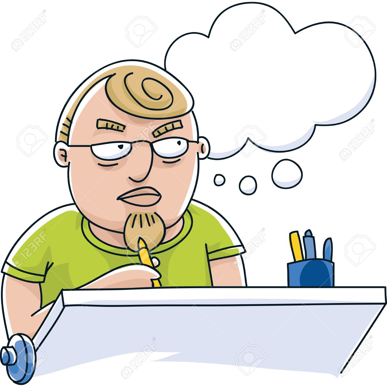 An Illustrator Sits At His Drawing Table Unable To Think Of Royalty Free Cliparts Vectors And Stock Illustration Image An Illustrator Sits At His Drawing Table Unable To Think Of Royalty Free Cliparts Vectors And Stock Illustration Image