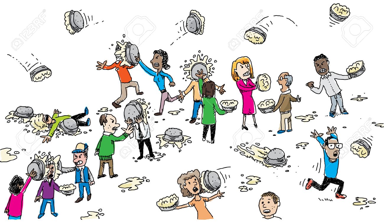 https://previews.123rf.com/images/blamb/blamb1410/blamb141000002/32935869-A-group-of-cartoon-people-fight-with-cream-pies--Stock-Vector-fight-food-pie.jpg