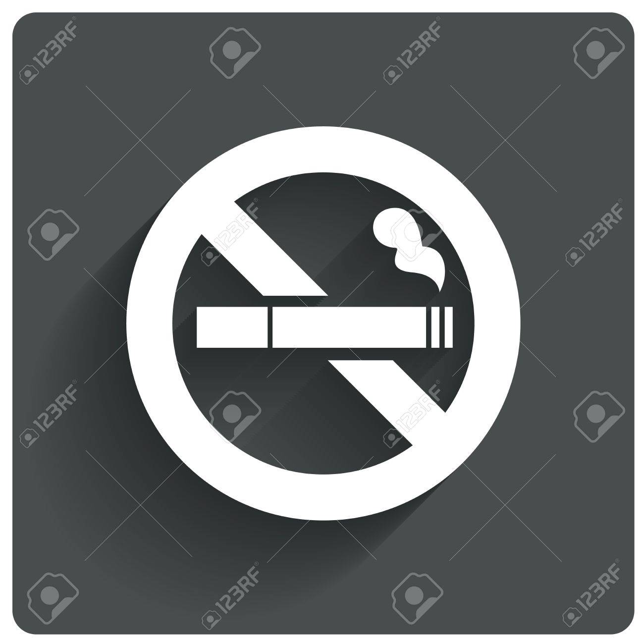 no smoking sign no smoke icon stop smoking symbol vector