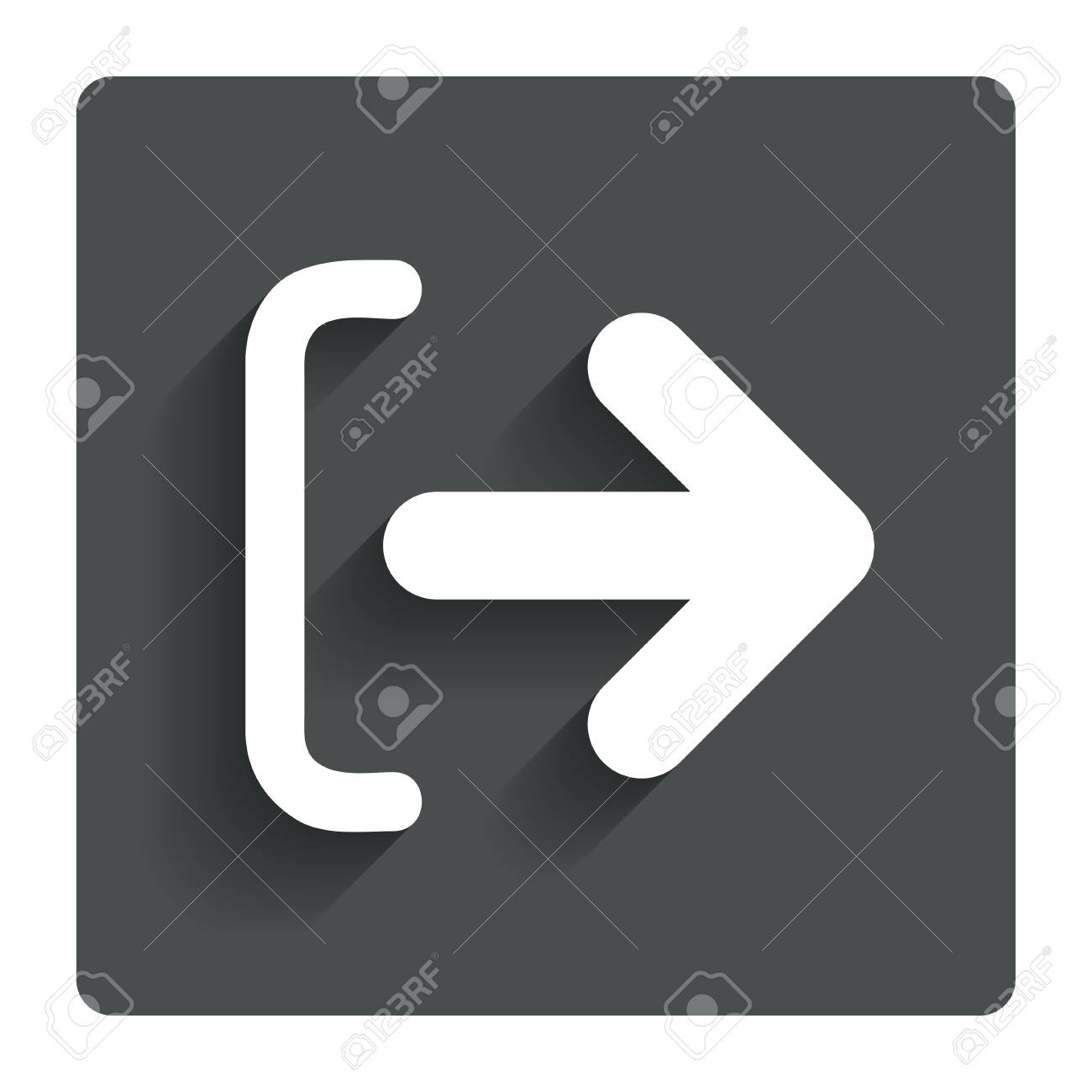 로그 아웃 기호 아이콘 로그 아웃 기호입니다. 로열티 무료 사진, 그림, 이미지 그리고 스톡포토그래피. Image 30495681