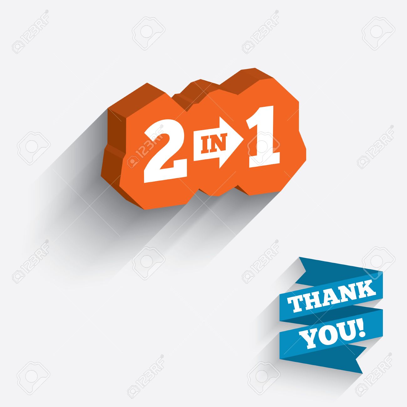 Two In One Suite Sign Icon 2 In 1 Symbol With Arrow White Icon On Orange 3d Piece Of Wall Carved In Stone With Long Flat Shadow Royalty Free Svg Cliparts Vectors