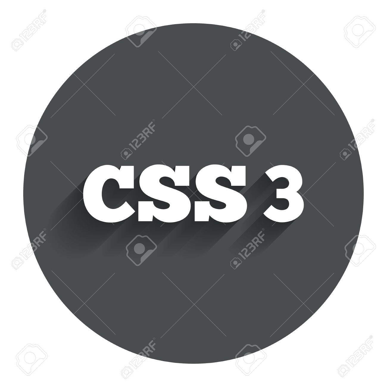Css3 の記号アイコン カスケード スタイル シートのシンボルです 影丸フラット ボタン モダンな Ui のウェブサイトのナビゲーション の写真素材 画像素材 Image