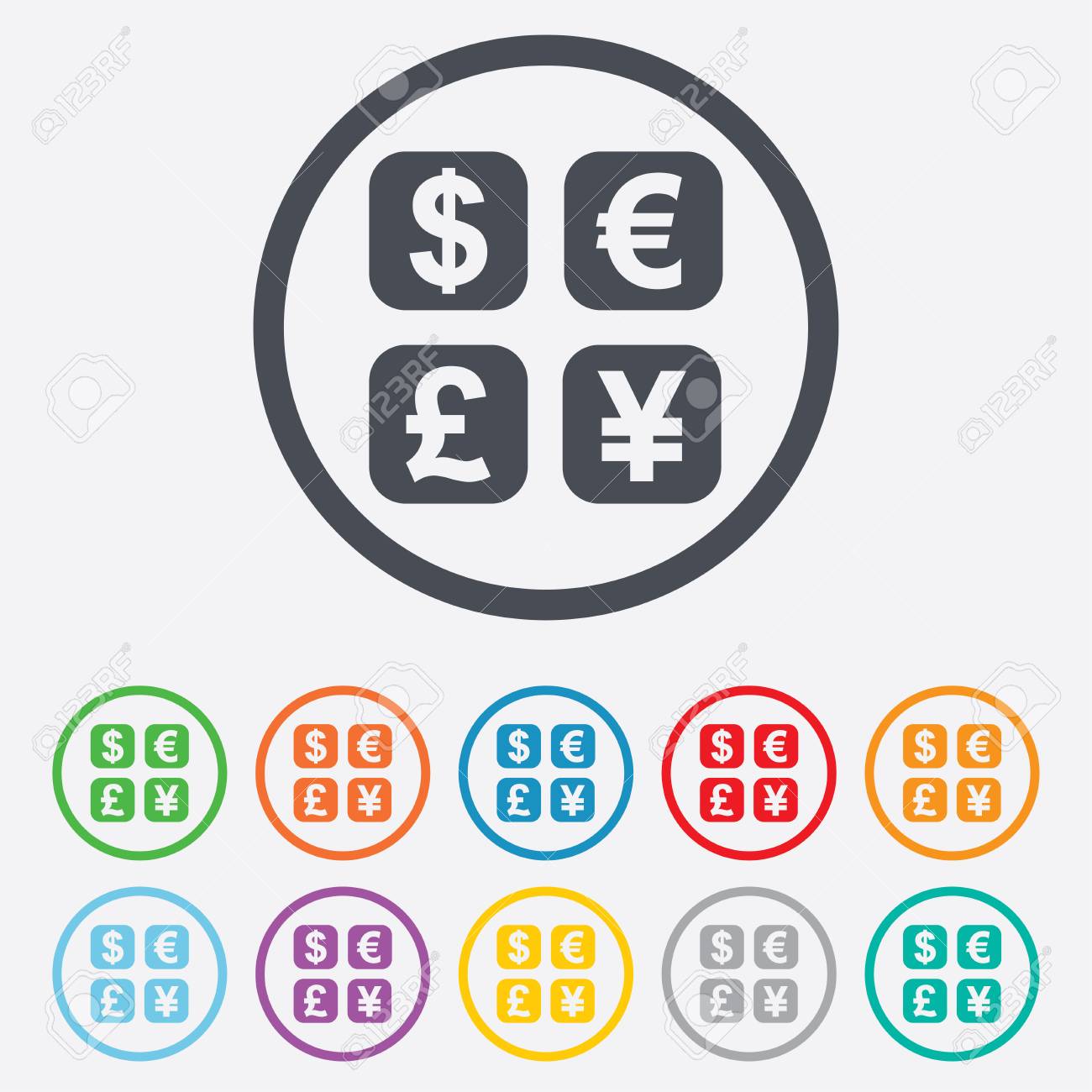 currency exchange sign icon currency converter symbol money