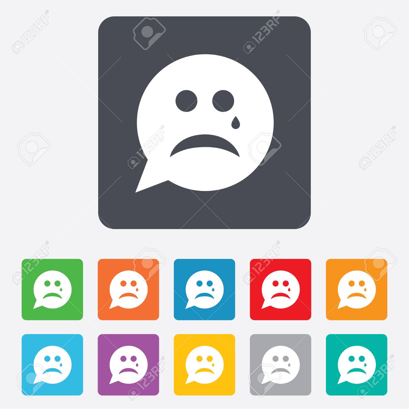 Visage Triste Avec Icone De Signe De Larme Symbole De Chat Qui Pleure Bulle Carres Arrondis 11 Boutons Banque D Images Et Photos Libres De Droits Image Visage Triste Avec Icone De Signe De Larme Symbole De Chat Qui Pleure Bulle Carres Arrondis 11 Boutons Banque D Images Et Photos Libres De Droits Image