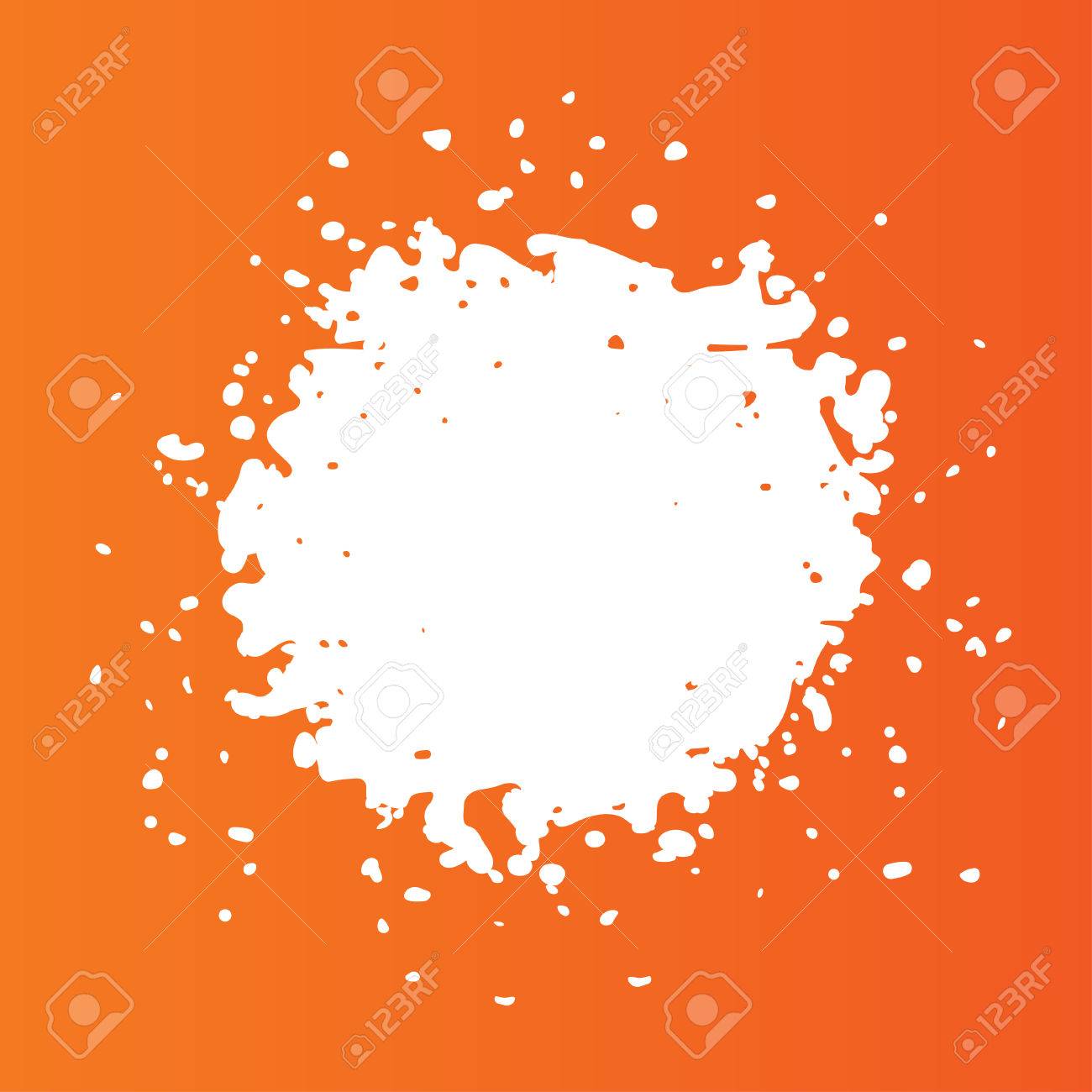 グランジ パターン背景 抽象的な水彩ペイント汚れ スプラッシュの壁紙です オレンジ色の背景 ベクトルのイラスト素材 ベクタ Image