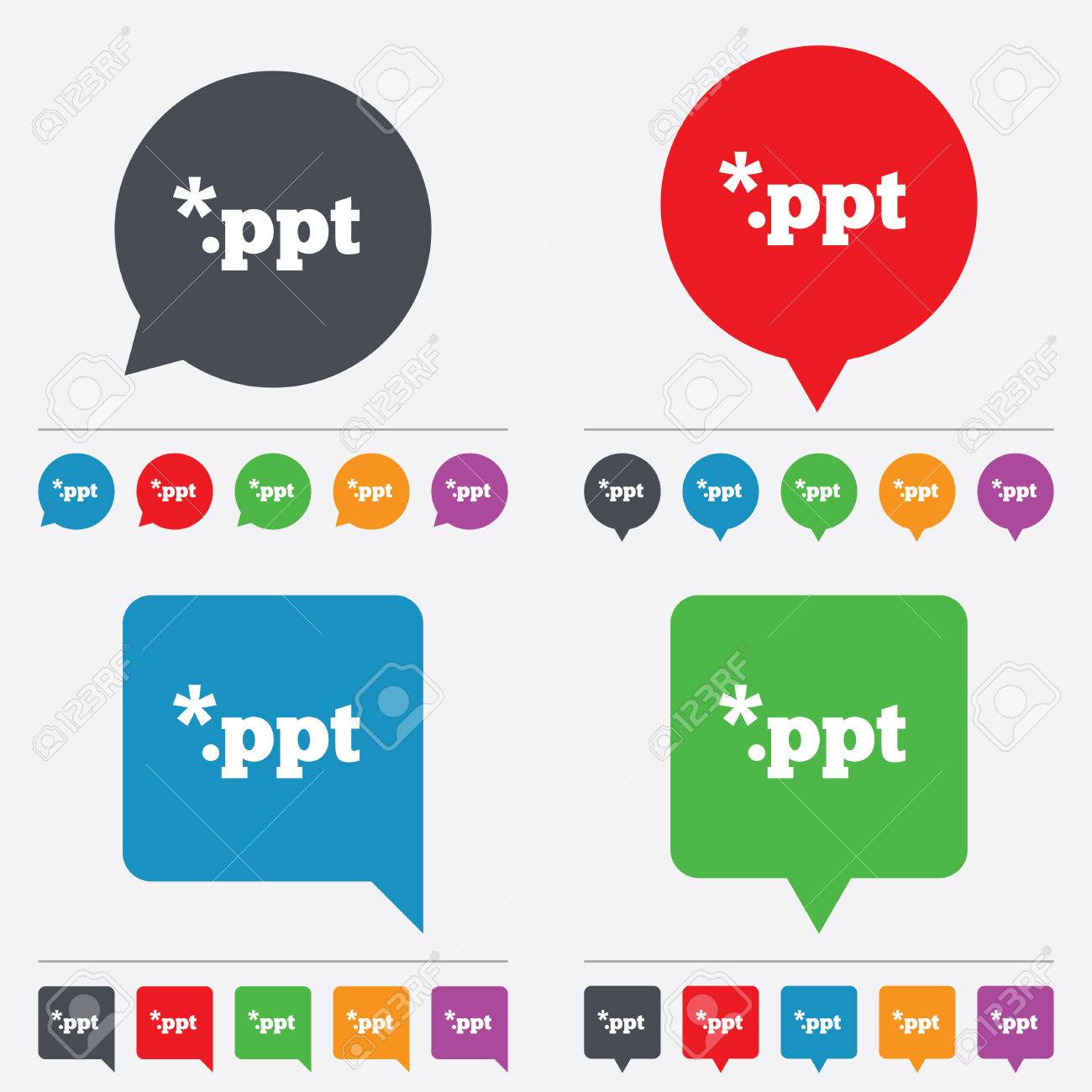 file presentation icon download ppt button ppt file extension
