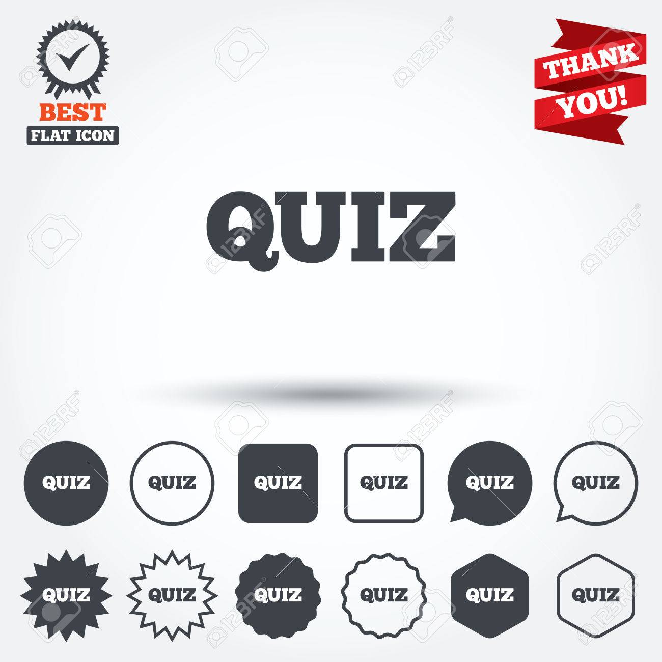 questions and answers game symbol circle star speech bubble