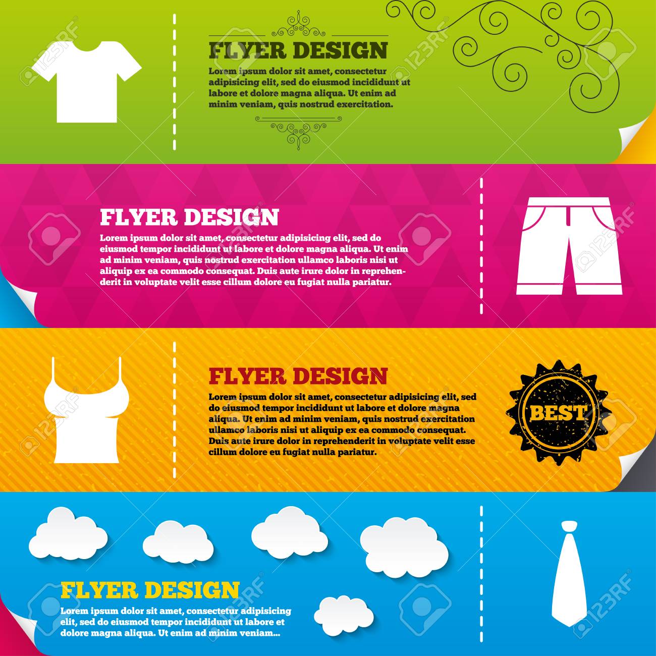t shirt business flyer