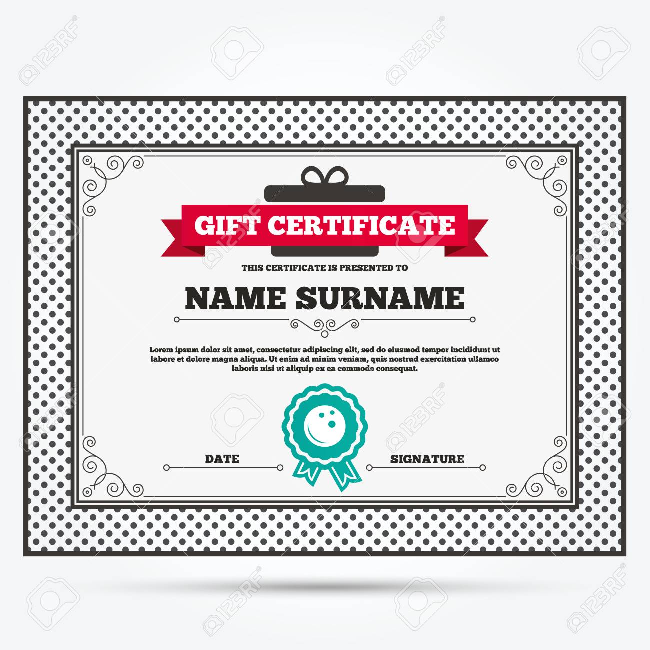 door prize template