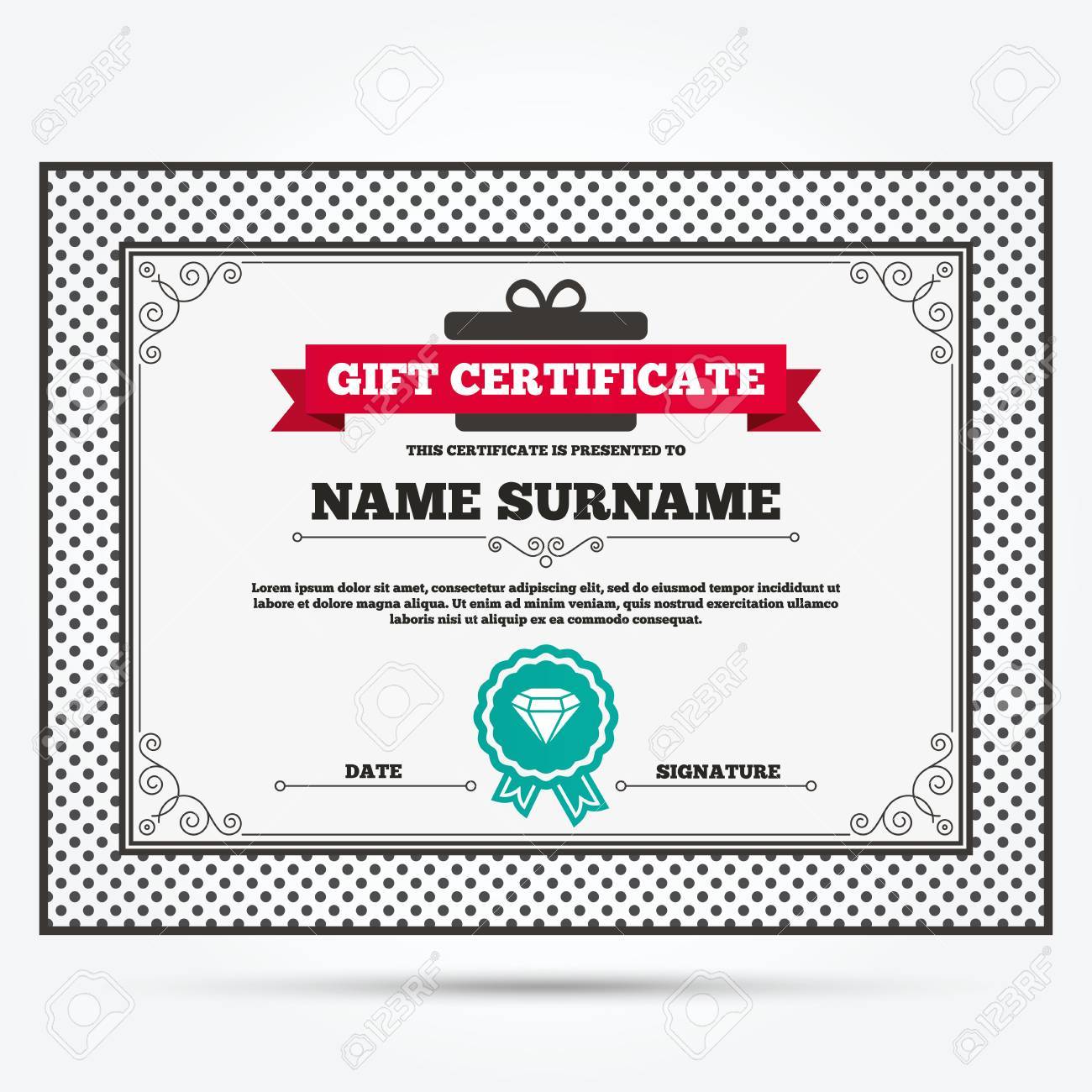 younique gift certificate template