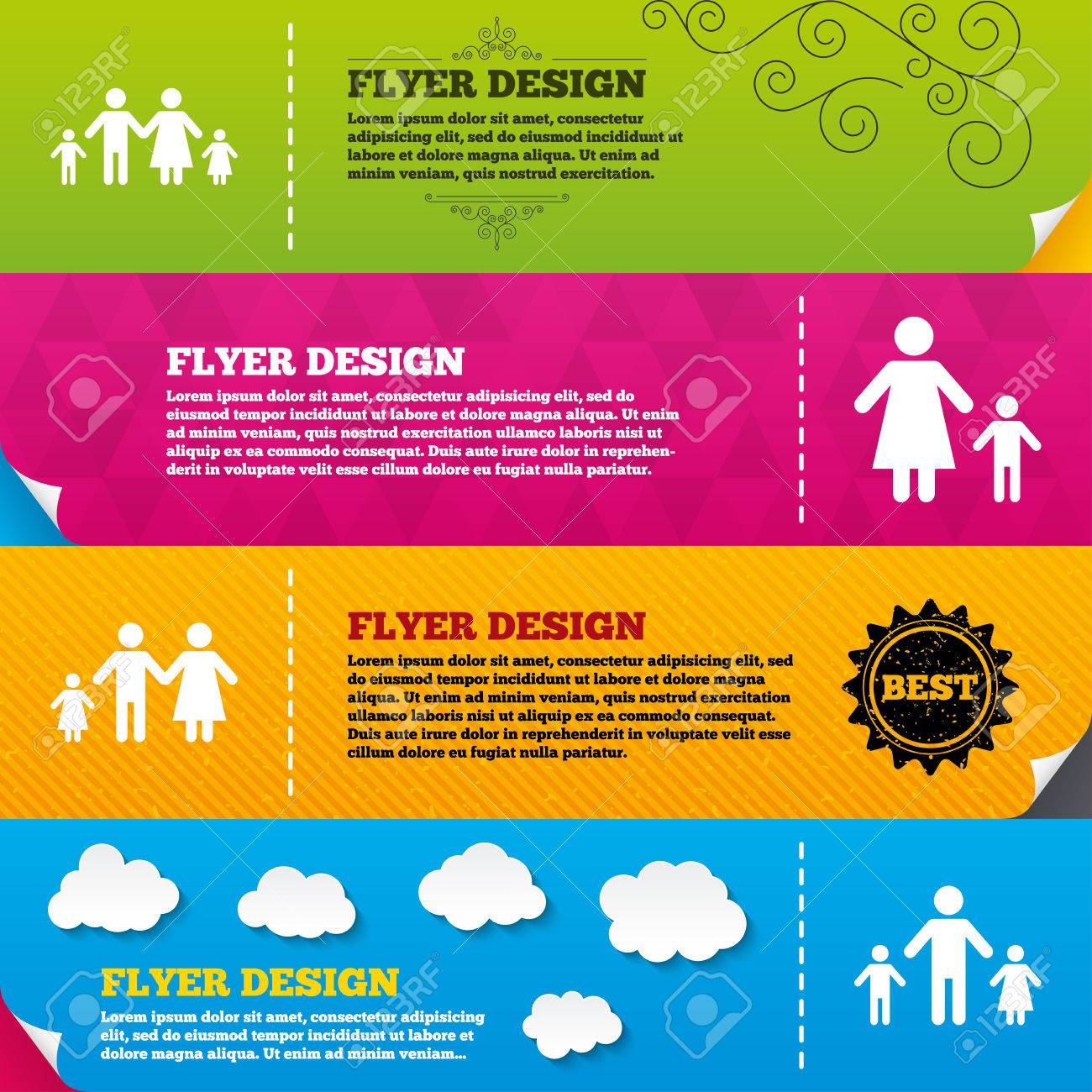 Flyer Broschüre Designs. Familie Mit Zwei Kindern Symbol. Eltern For Parent Flyer Templates Flyer Broschüre Designs. Familie Mit Zwei Kindern Symbol. Eltern For Parent Flyer Templates