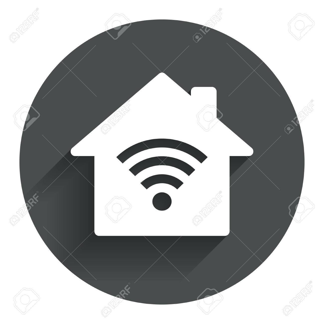 home wifi sign wi fi symbol wireless network icon wifi zone