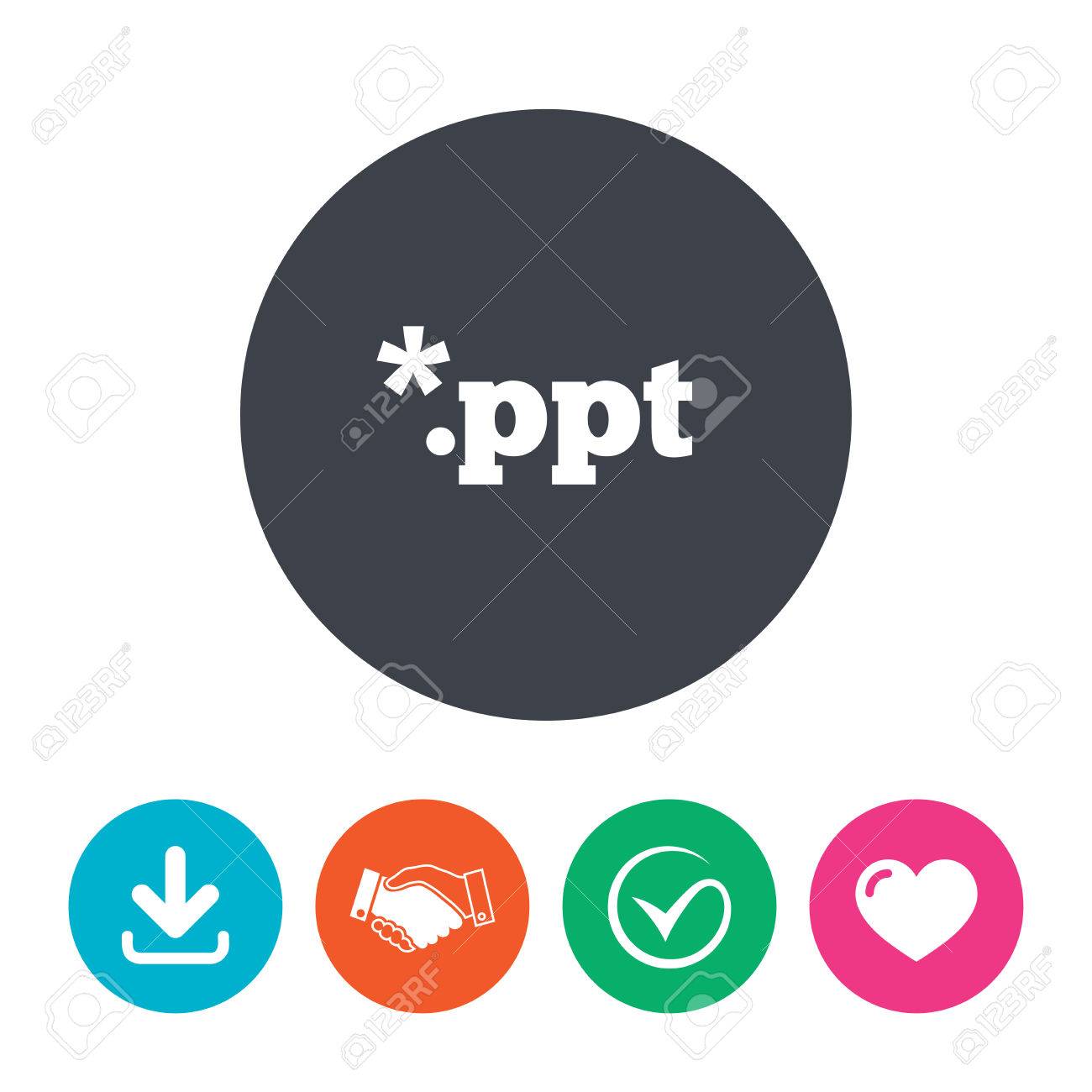 Файл Значок Презентации. Скачать Кнопку РРТ. РРТ Файла Символ.