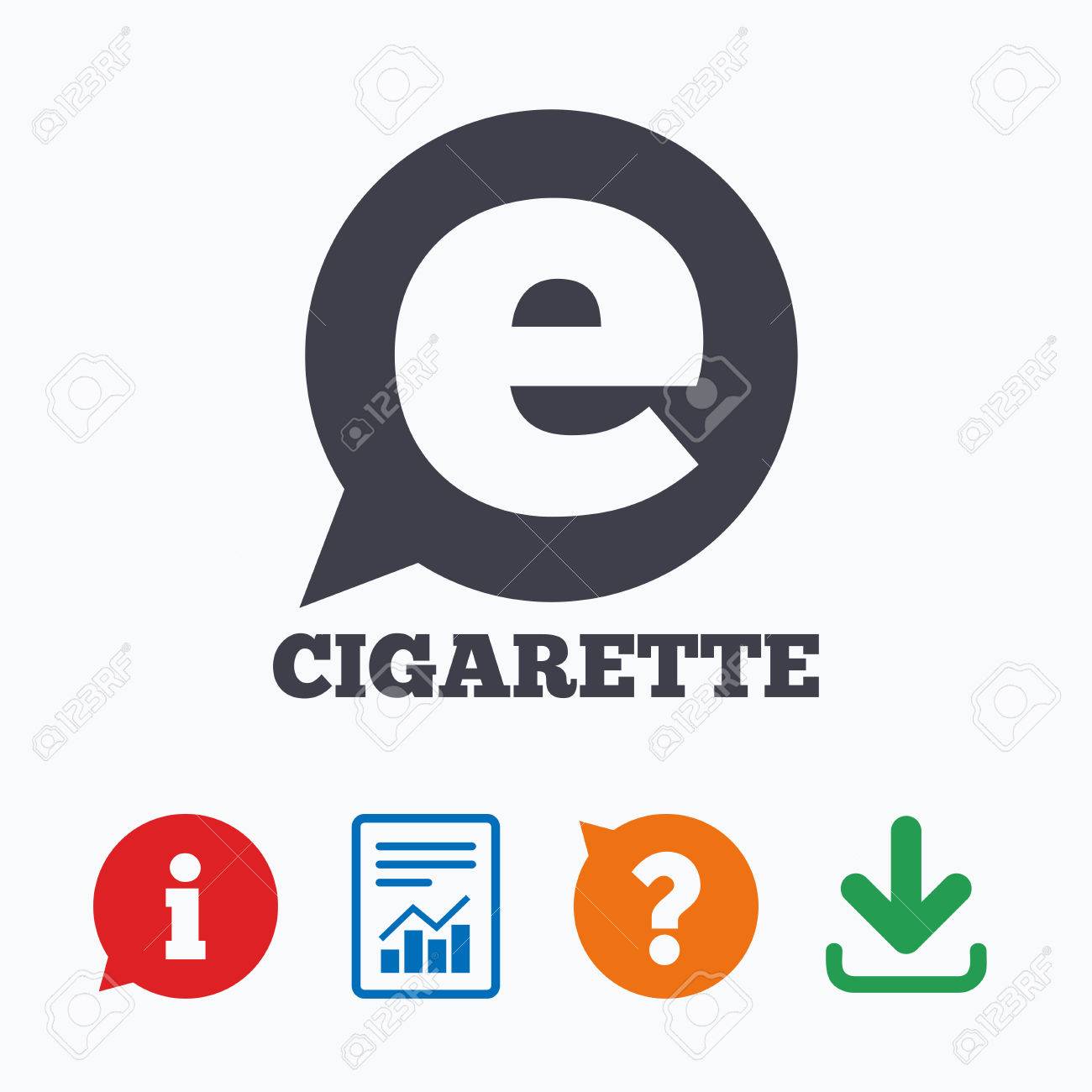 smoking sign icon e cigarette symbol electronic cigarette