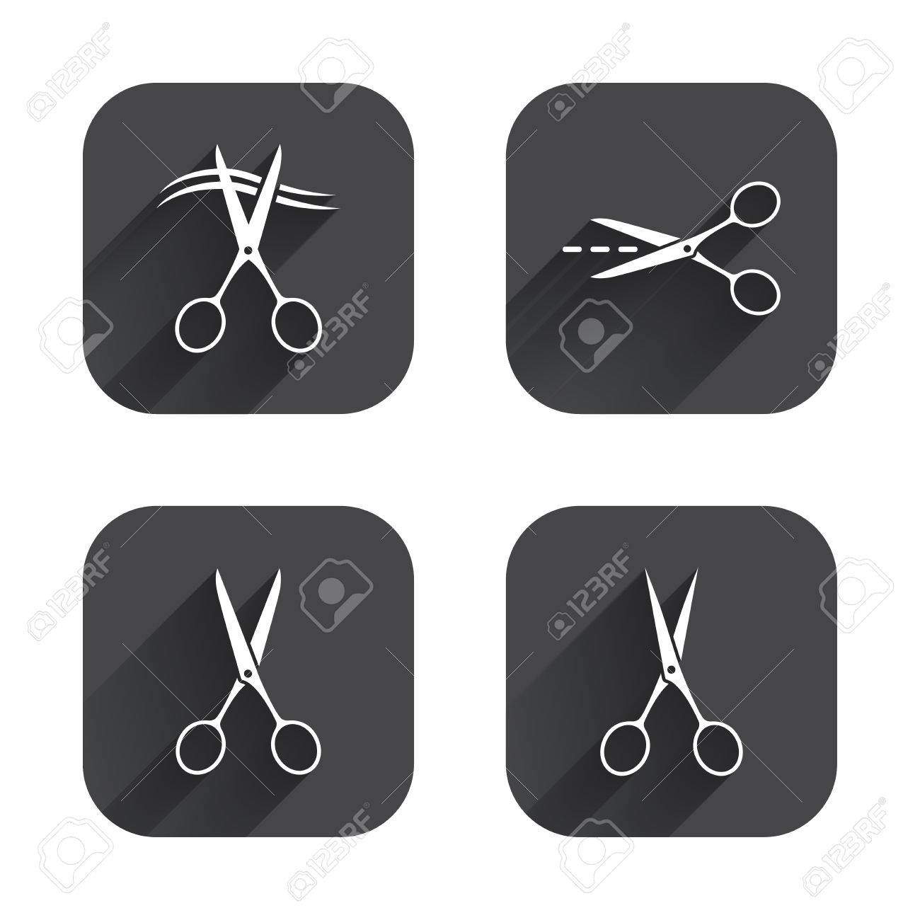 Ciseaux Ic Nes Coiffeur Ou Symbole De Salon De Coiffure Ciseaux Ciseaux Ic Nes Coiffeur Ou Symbole De Salon De Coiffure Ciseaux