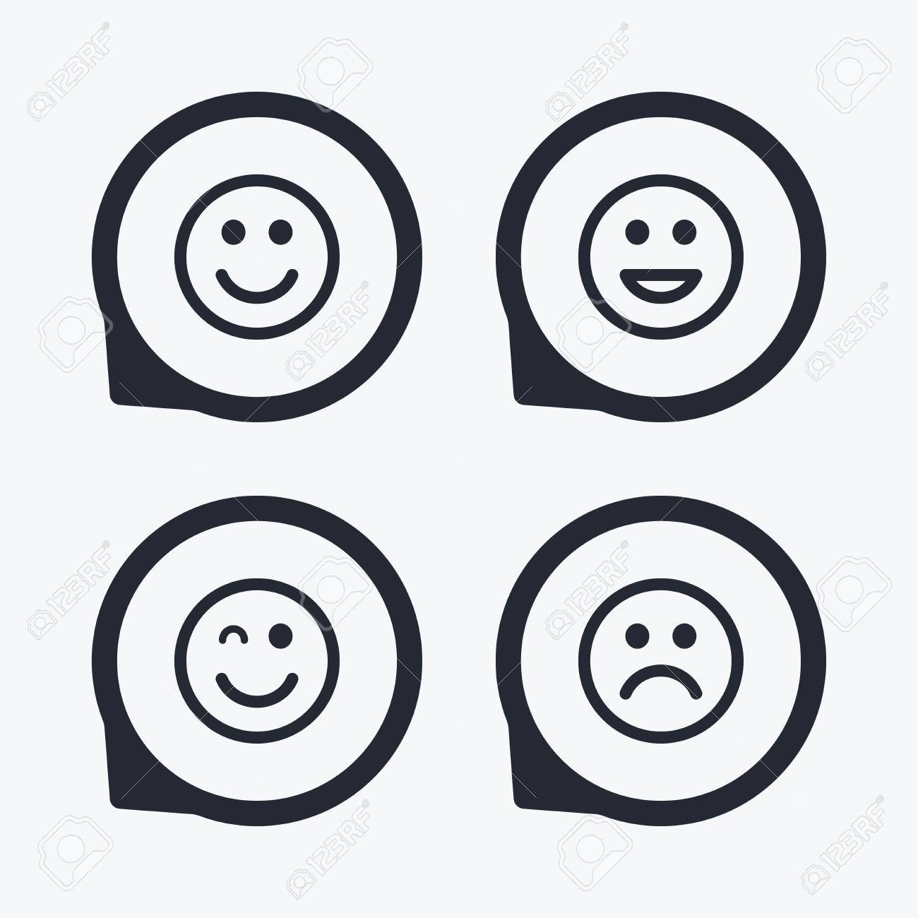 smile icons happy sad and wink faces symbol laughing lol smiley