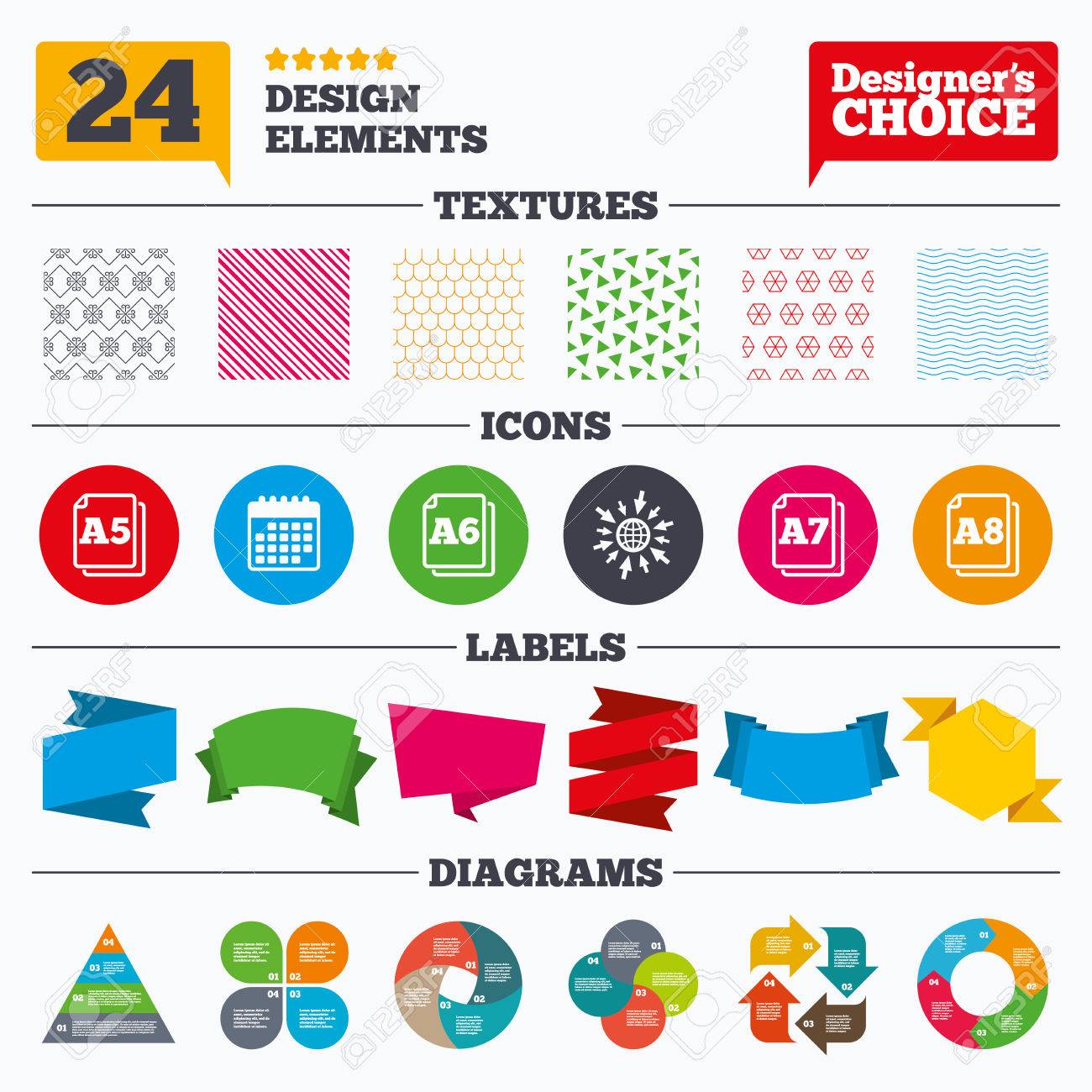 banner tags stickers and