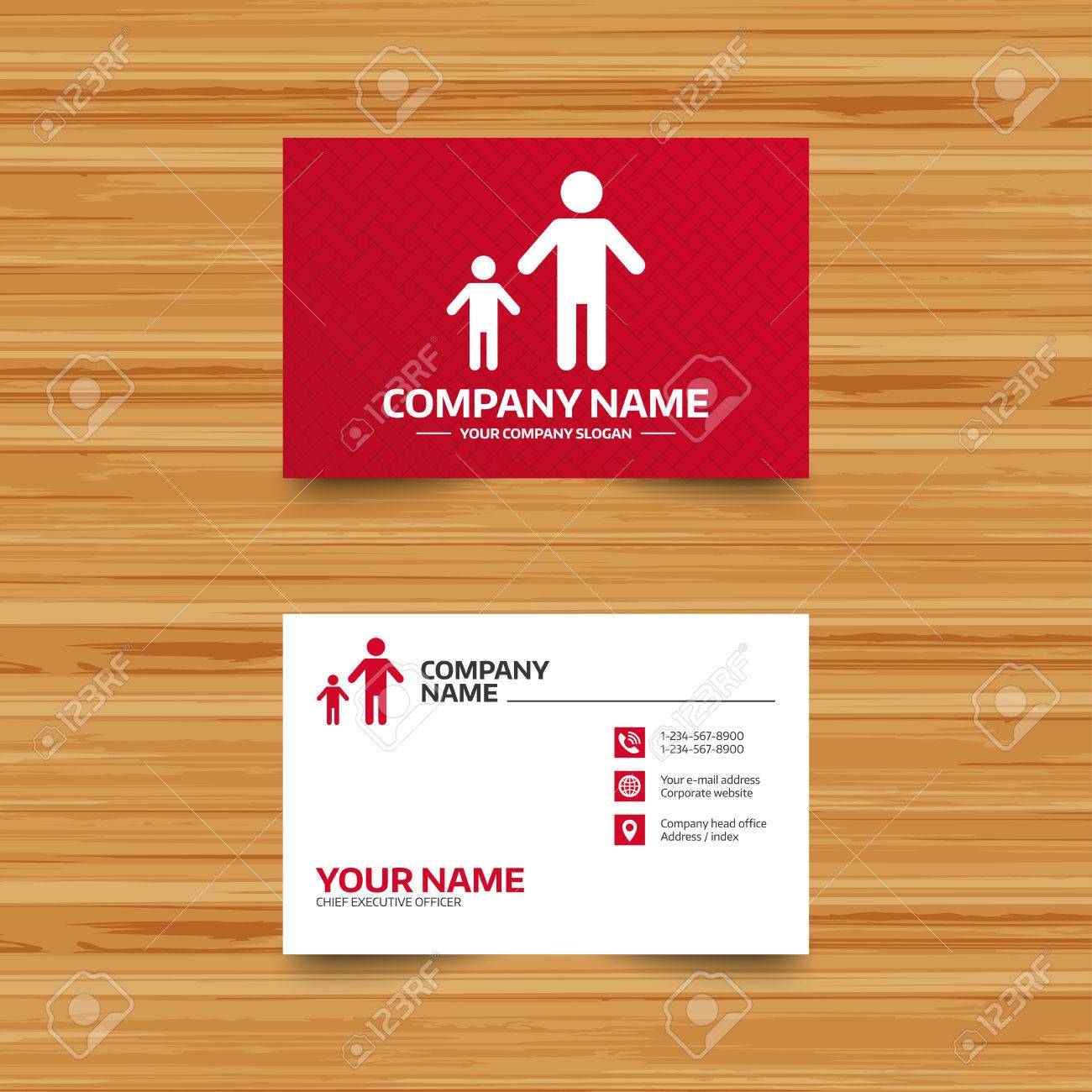 family business card
