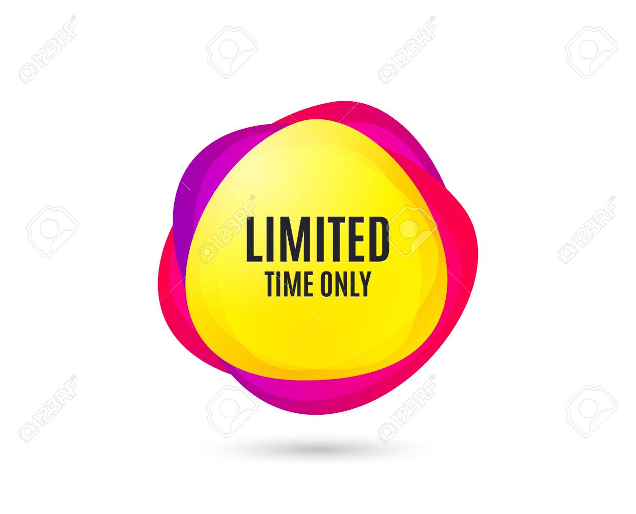 limited time symbol special offer sign sale gradient sales