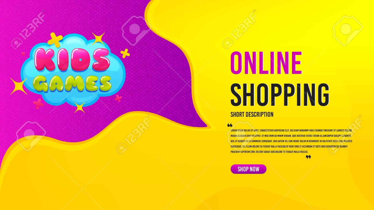 Kids Games Icon Discount Banner Template Fun Playing Zone Banner Children Games Party Area Icon Creative Speech Bubble With Special Offer Online Shopping Concept With Quotes And Button Vector Royalty Free Cliparts Kids Games Icon Discount Banner Template Fun Playing Zone Banner Children Games Party Area Icon Creative Speech Bubble With Special Offer Online Shopping Concept With Quotes And Button Vector Royalty Free Cliparts