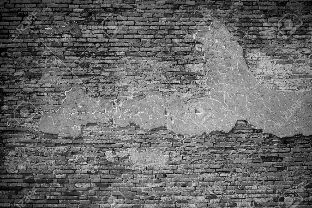 Black Brick Wall black and white texture old brick wall pattern stock photo Black Brick Wall black and white texture old brick wall pattern stock photo