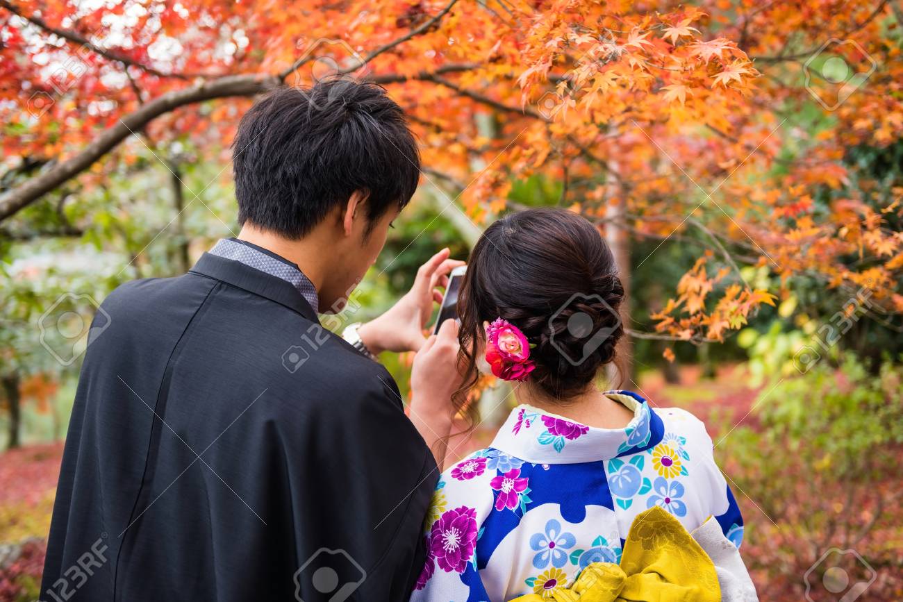Traditional Yukata And Kimono Dress