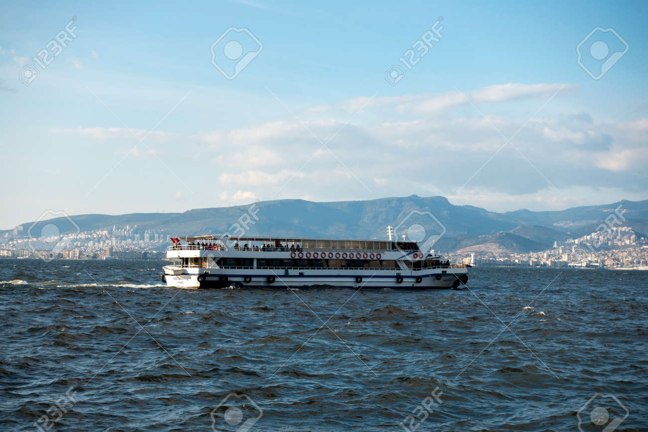 The Izmir gulf and ferry - 166667730 The Izmir gulf and ferry - 166667730
