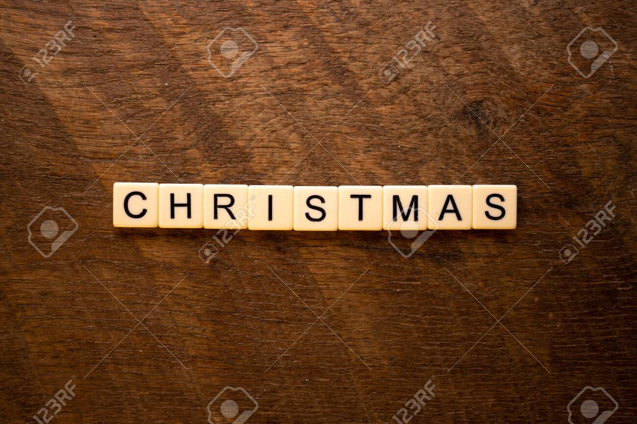 Merry Christmas Letters On Wood Stock Photo Picture And Royalty Free Image Image 141213904