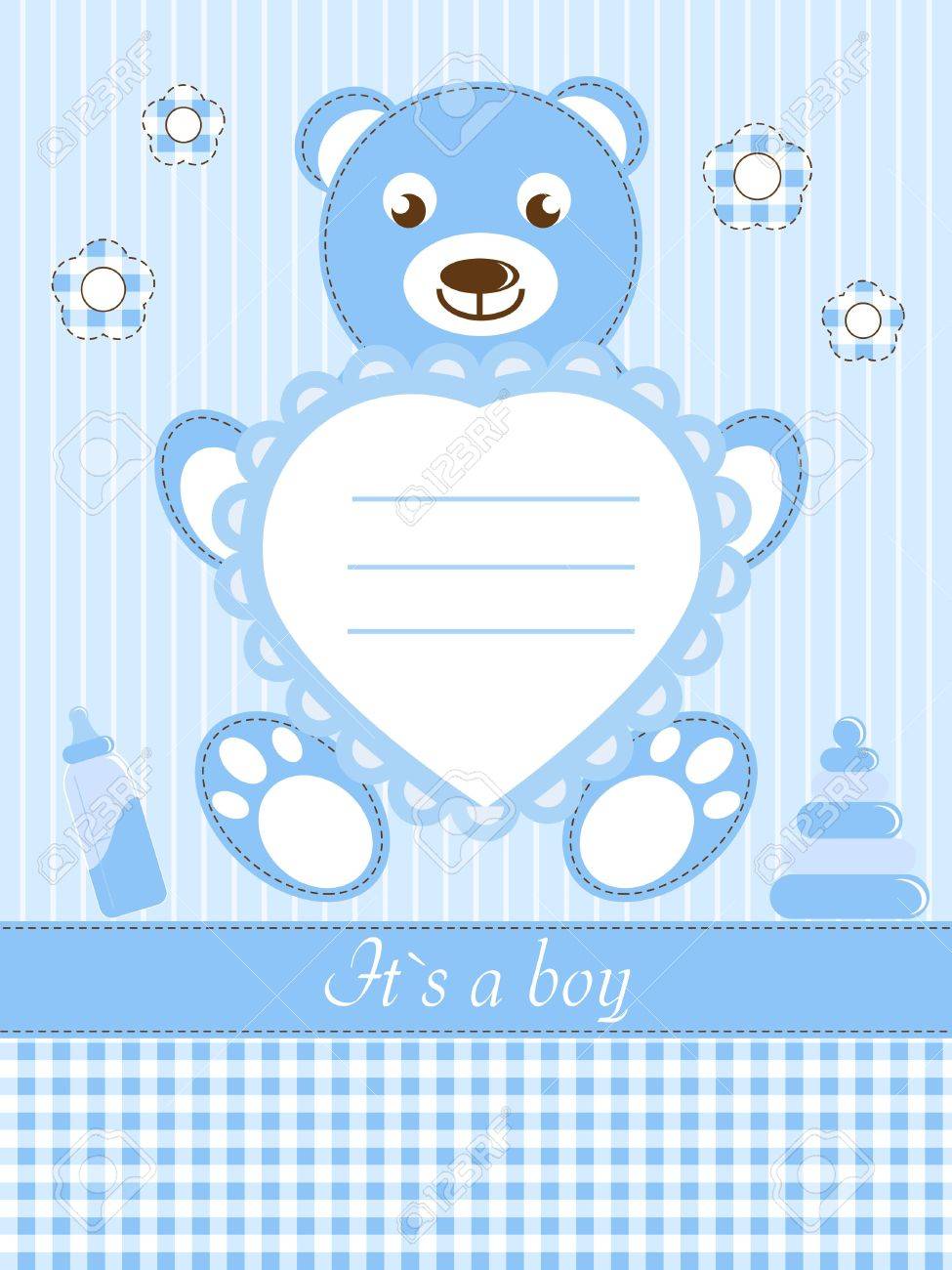 newborn invitation card