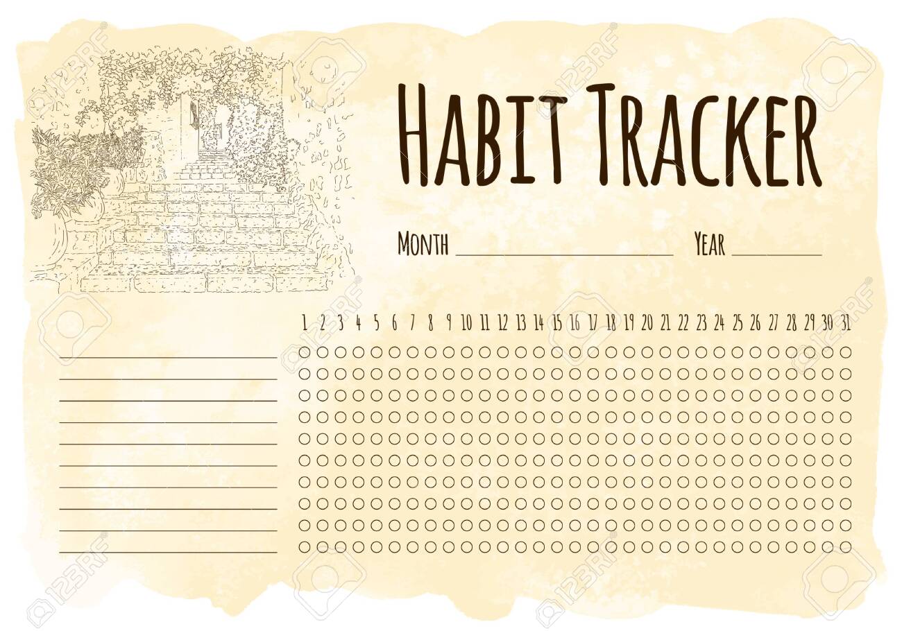 Habit tracker. City sketching. Line art silhouette. Travel card. Tourism concept. France, Saint-Paul-de-Vence. Sketch style vector illustration. - 148206236 Habit tracker. City sketching. Line art silhouette. Travel card. Tourism concept. France, Saint-Paul-de-Vence. Sketch style vector illustration. - 148206236