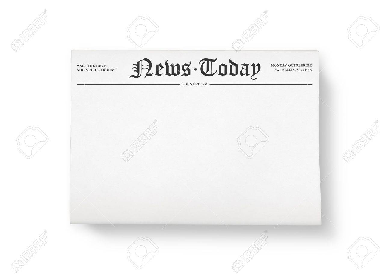 a stack of newspapers