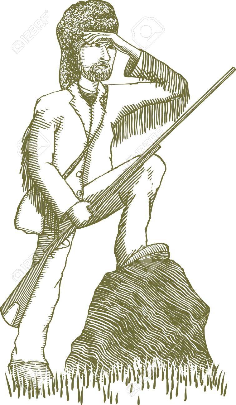 山の男のエクスプ ローラーの木版画スタイル イラスト のイラスト素材 ベクタ Image 山の男のエクスプ ローラーの木版画スタイル イラスト のイラスト素材 ベクタ Image