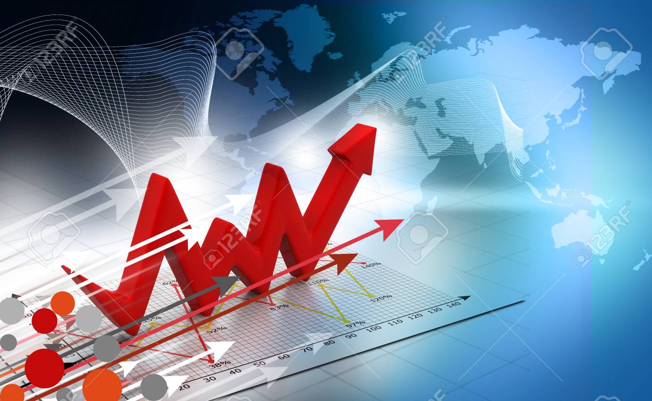 business arrow graph background stock photo picture and royalty