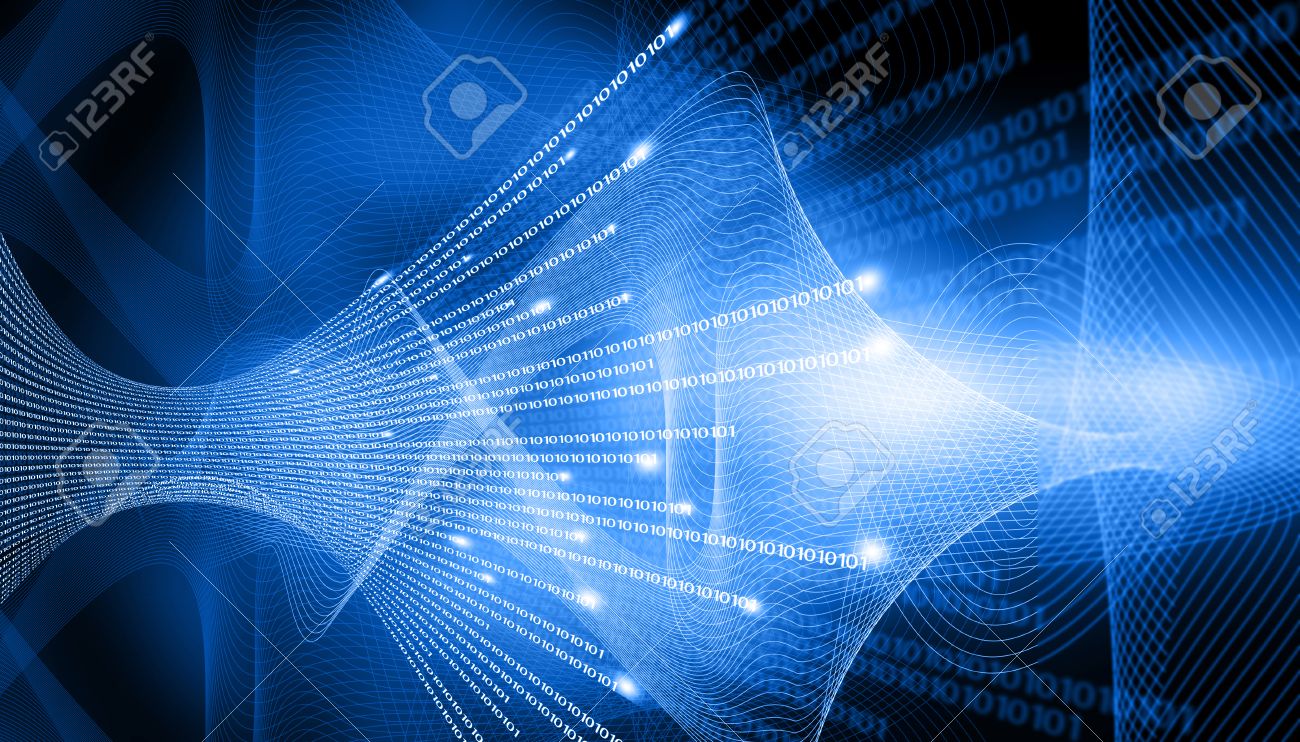 binary stream hi tech technological background stock photo picture